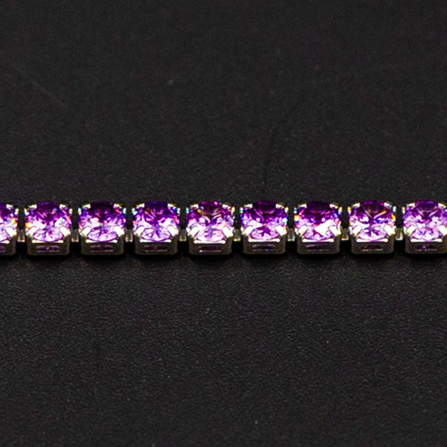 Brățară Tennis Purple Gold 3mm